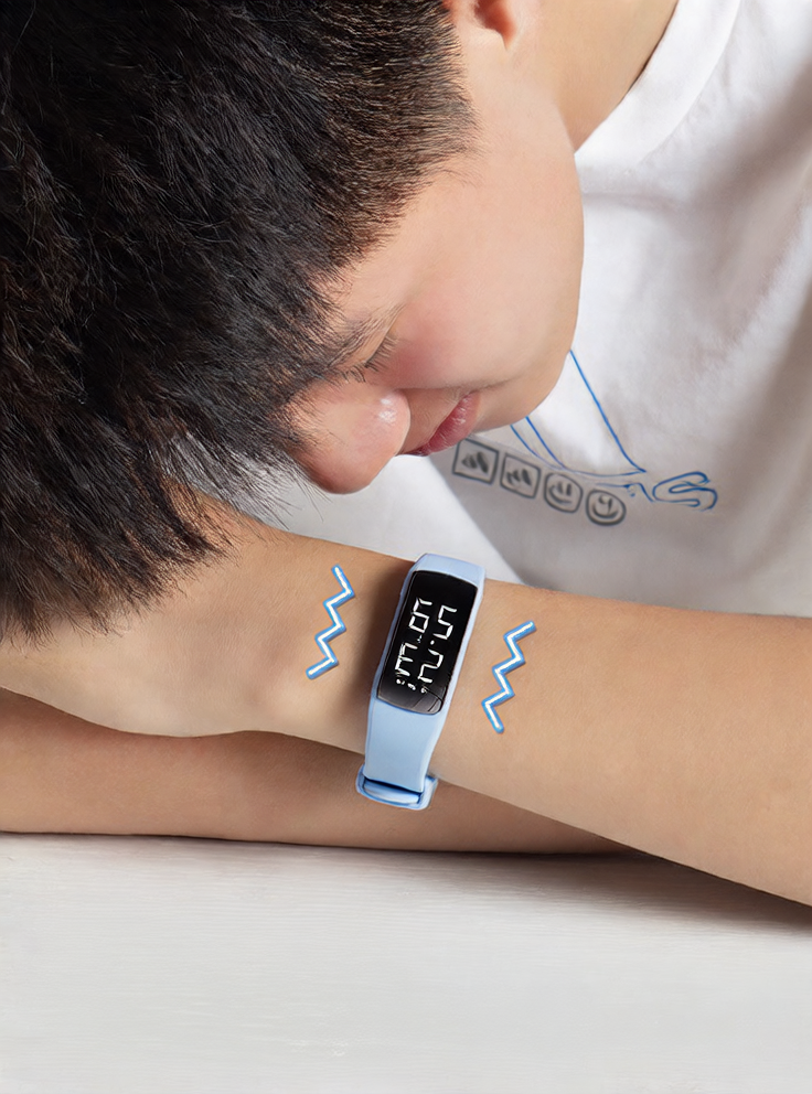 Pulsera Deportiva FitPro Pulse — Podómetro con Alarma Vibratoria y Sumergible