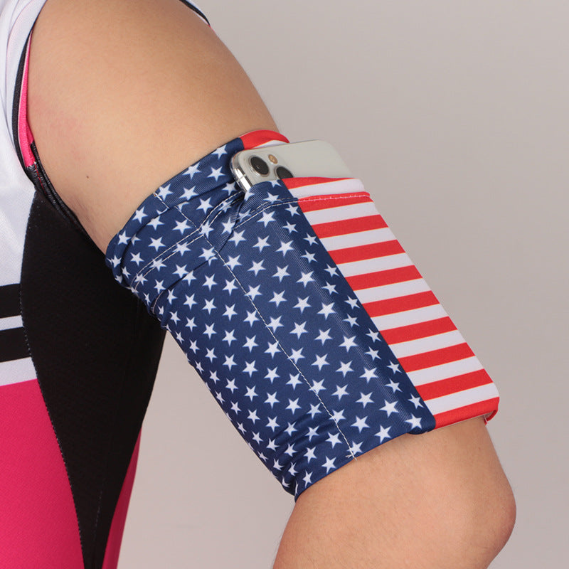 Brazalete Reflectante FitPro Night Run — Porta Móvil para Running
