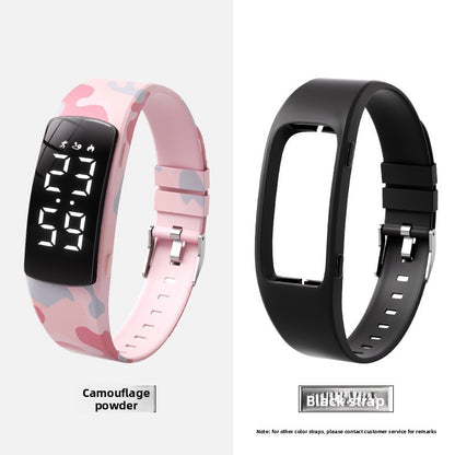 Pulsera Deportiva FitPro Pulse — Podómetro con Alarma Vibratoria y Sumergible