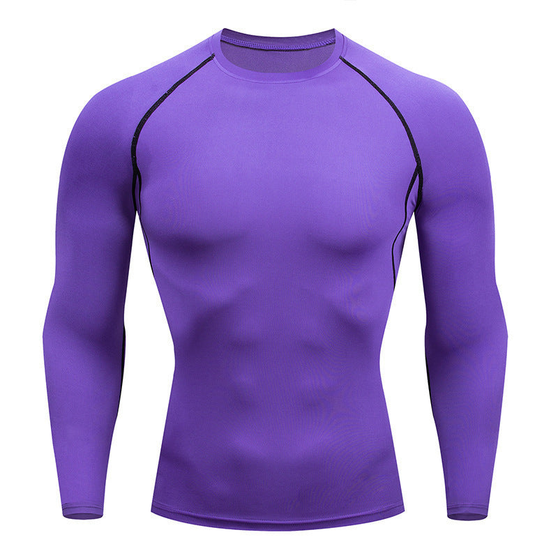 FitPro Pro Fit Kompresyon Tişörtü — Erkekler için Uzun Kollu Teknik