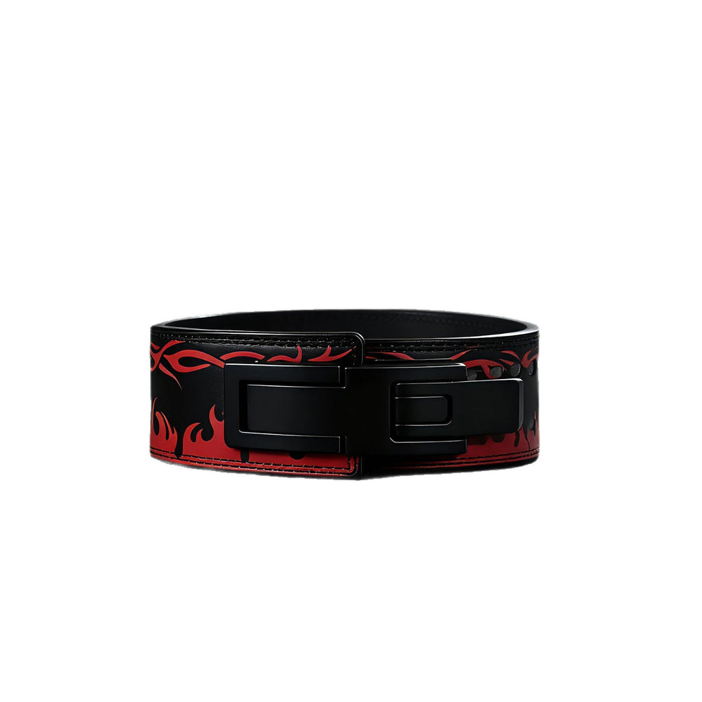 Cinturón de Halterofilia FitPro Iron — Cuero Reforzado para Levantamiento