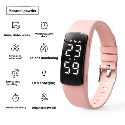 Pulsera Deportiva FitPro Pulse — Podómetro con Alarma Vibratoria y Sumergible
