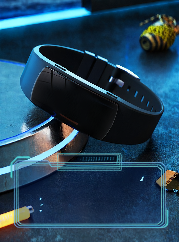 Pulsera Deportiva FitPro Pulse — Podómetro con Alarma Vibratoria y Sumergible
