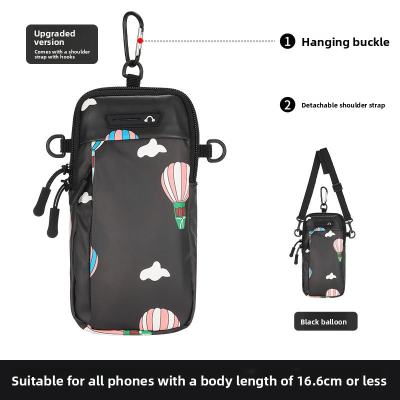 FitPro Telefon Kol Bandı — Kaymaz Koşu Kol Çantası 6.8"