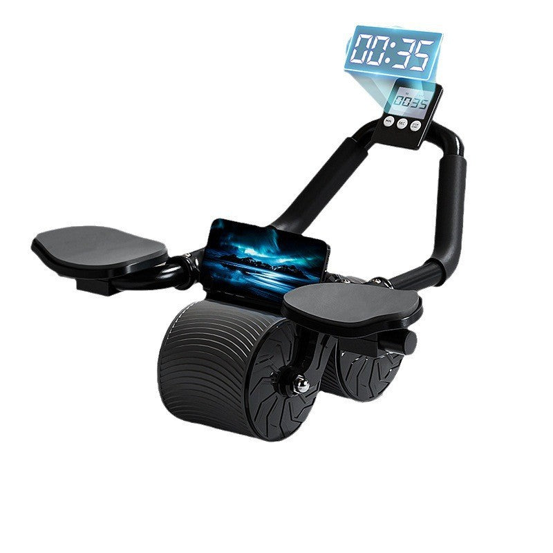 Rueda Abdominal FitPro Core Roller — Con Temporizador y Retorno Asistido