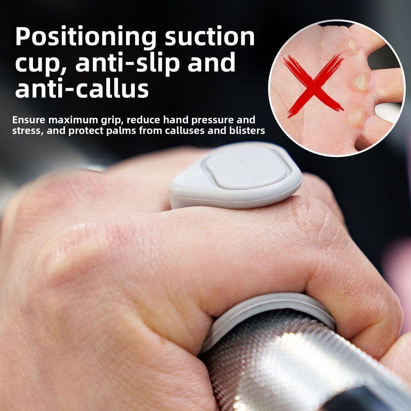 Silicone Anti-Slip Palm Pads for Fitness Training