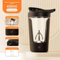 Portable heat-resistant automatic stirring cup