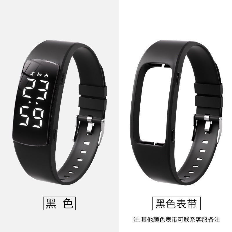 Pulsera Deportiva FitPro Pulse — Podómetro con Alarma Vibratoria y Sumergible