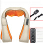 Manta Masajeadora Eléctrica FitPro Relax — Calor y Amasado para Cuello y Hombros