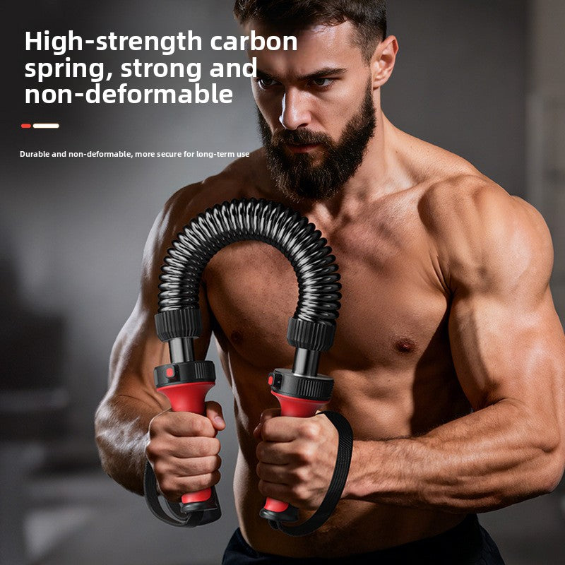 Barra Tensora FitPro Power Arm — Resistencia Ajustable para Pecho y Brazos