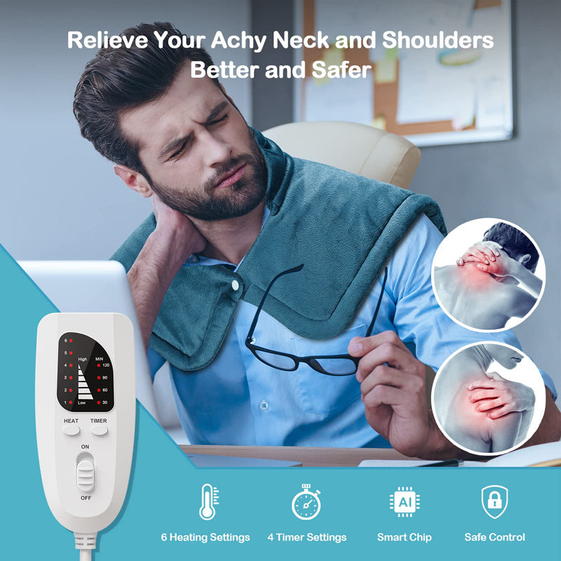 Manta Eléctrica FitPro Warm Recovery — Calor Terapéutico para Músculos y Descanso