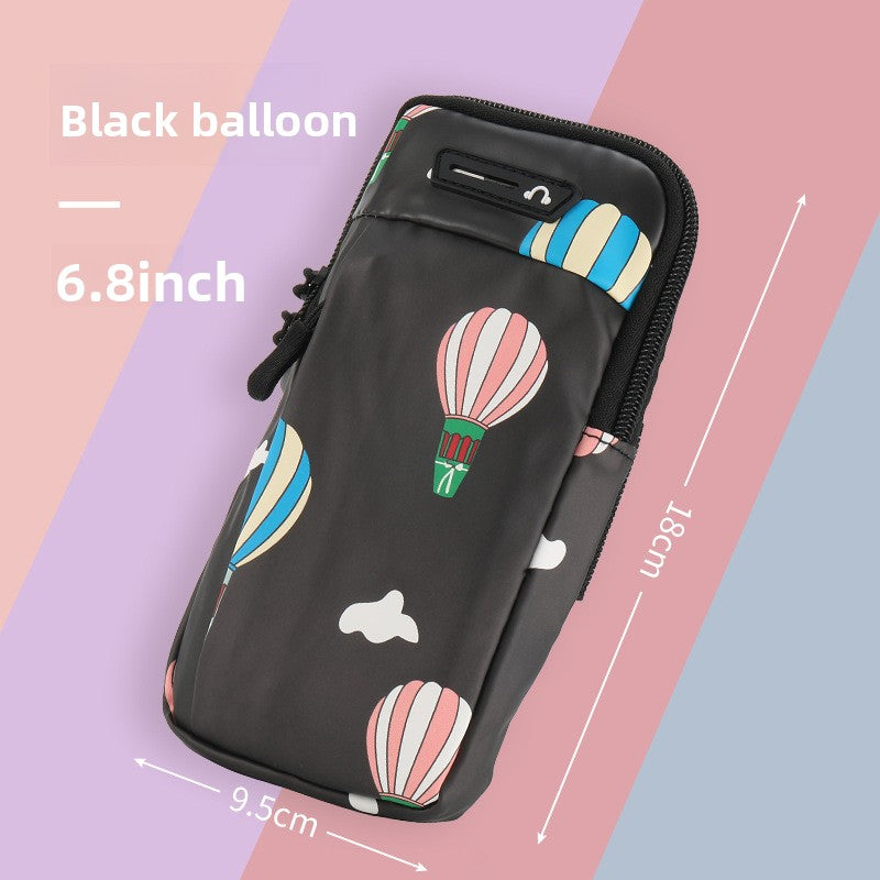FitPro Telefon Kol Bandı — Kaymaz Koşu Kol Çantası 6.8"