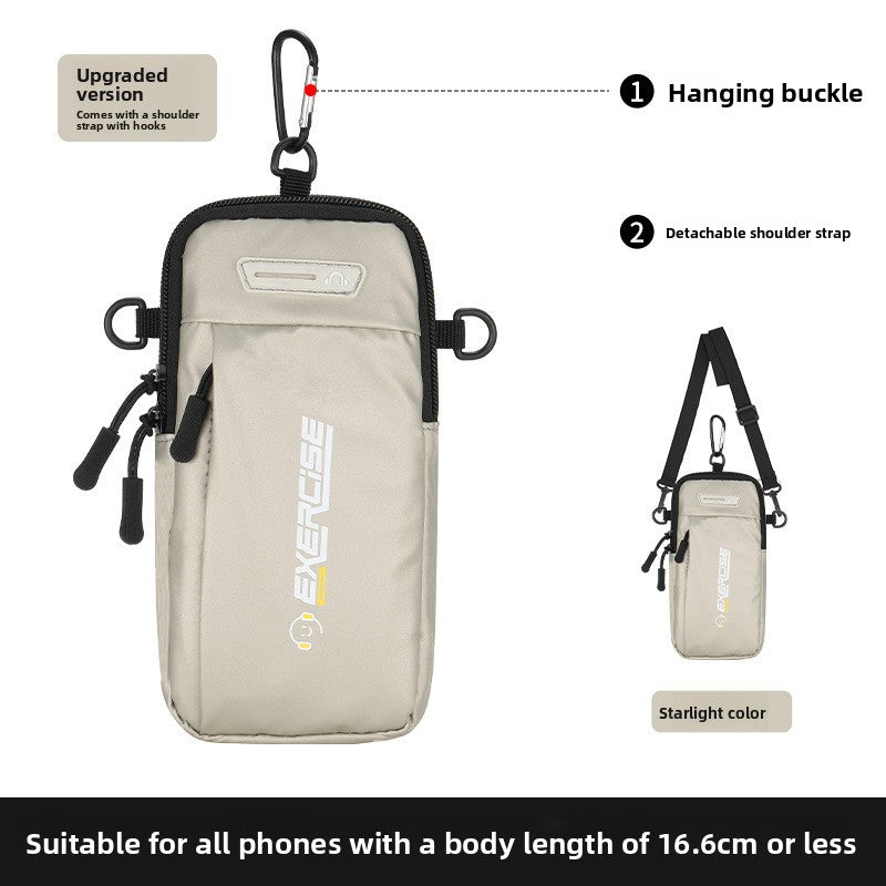 FitPro Telefon Kol Bandı — Kaymaz Koşu Kol Çantası 6.8"