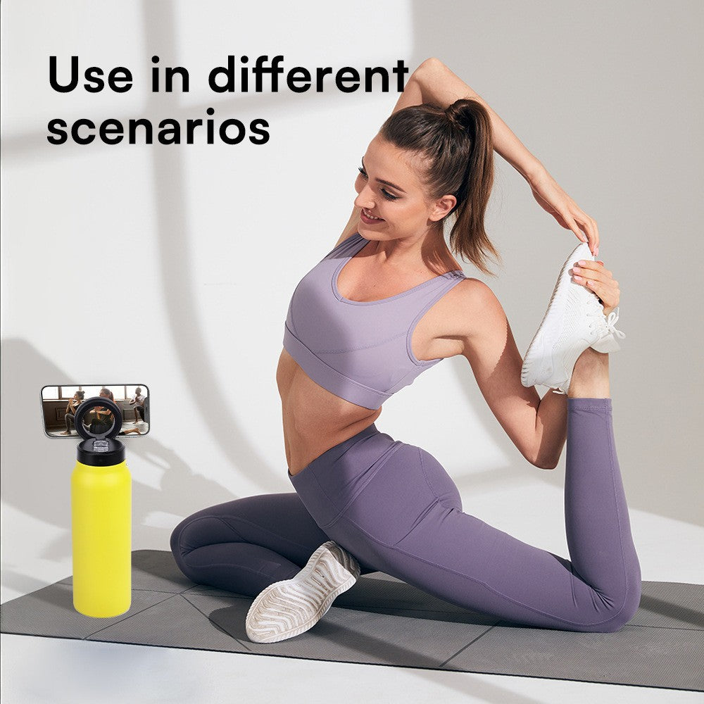 Botella Térmica FitPro Magnetic Hold — Soporte Magnético para Móvil 700 ml