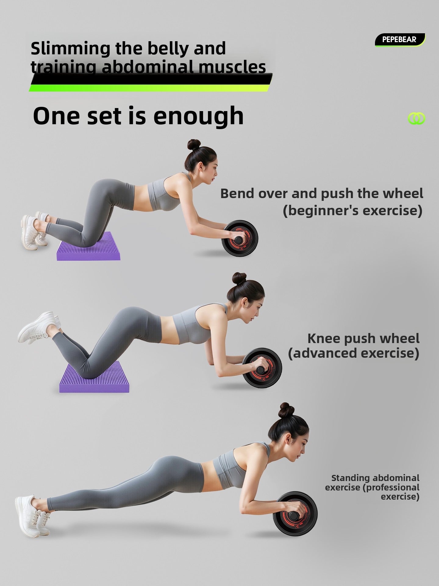 Professional Abdominal Wheel Fitness Equipment