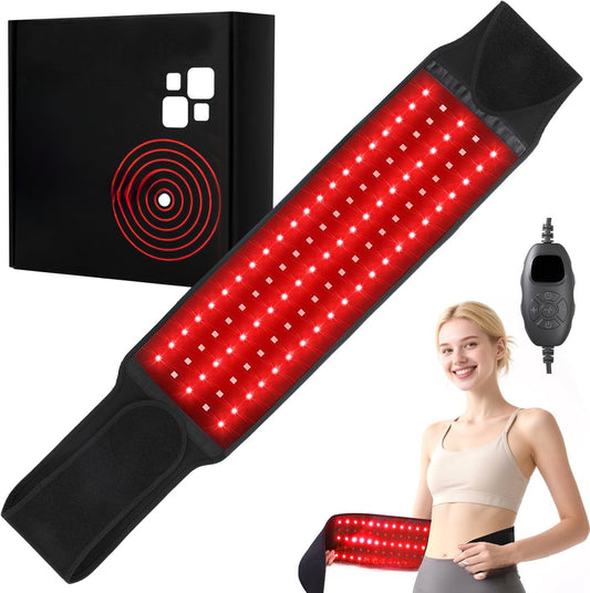 Cinturón Térmico FitPro Recovery — Terapia LED Roja y Calor Ajustable