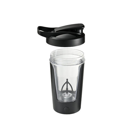 Portable heat-resistant automatic stirring cup