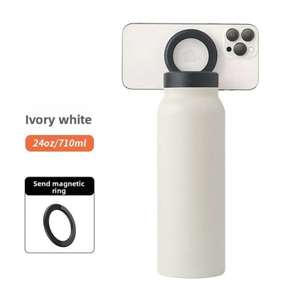 Botella Térmica FitPro Magnetic Hold — Soporte Magnético para Móvil 700 ml