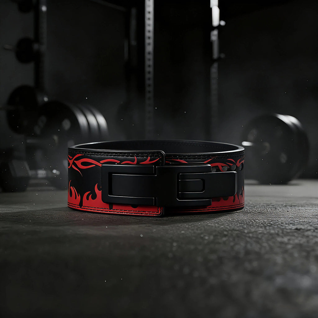 Cinturón de Halterofilia FitPro Iron — Cuero Reforzado para Levantamiento
