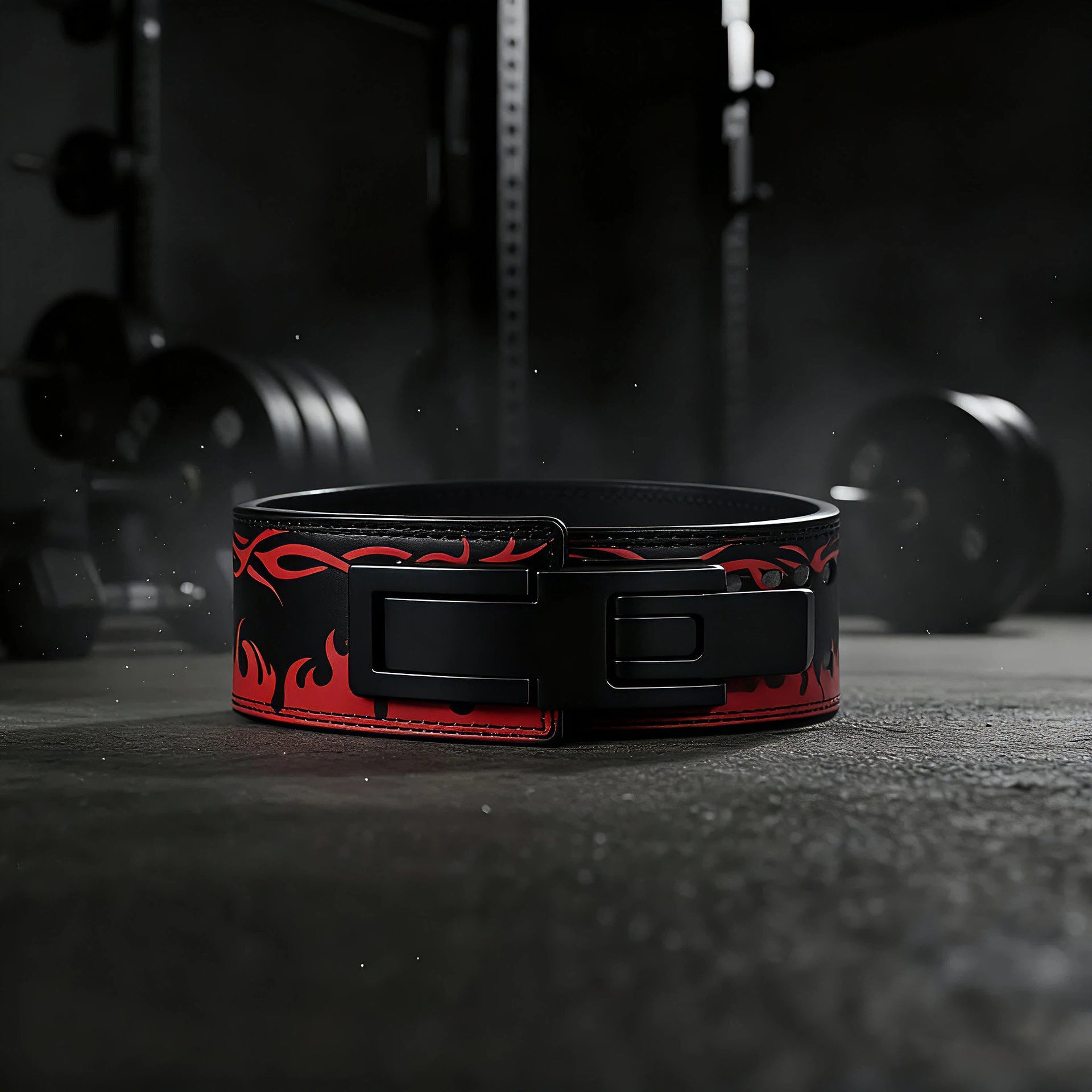 Cinturón de Halterofilia FitPro Iron — Cuero Reforzado para Levantamiento