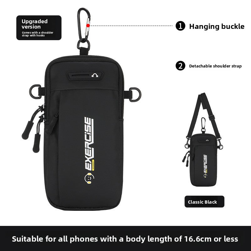 FitPro Telefon Kol Bandı — Kaymaz Koşu Kol Çantası 6.8"