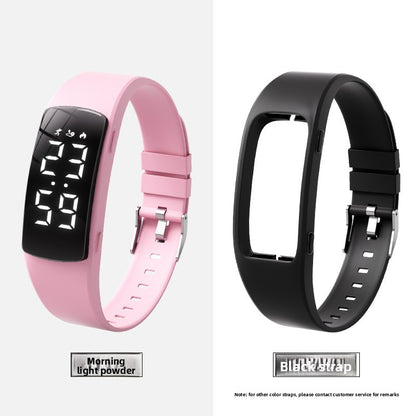 Pulsera Deportiva FitPro Pulse — Podómetro con Alarma Vibratoria y Sumergible