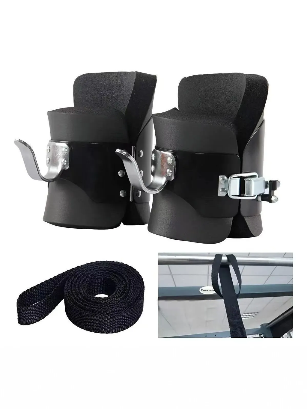 Botas de inversión FitPro con correa de anclaje para barra