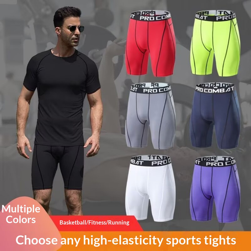 Mallas cortas de compresión FitPro en varios colores